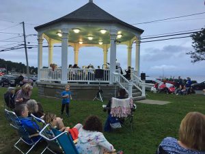 Rockport Legion Band concert at the Back Beach Bandstand