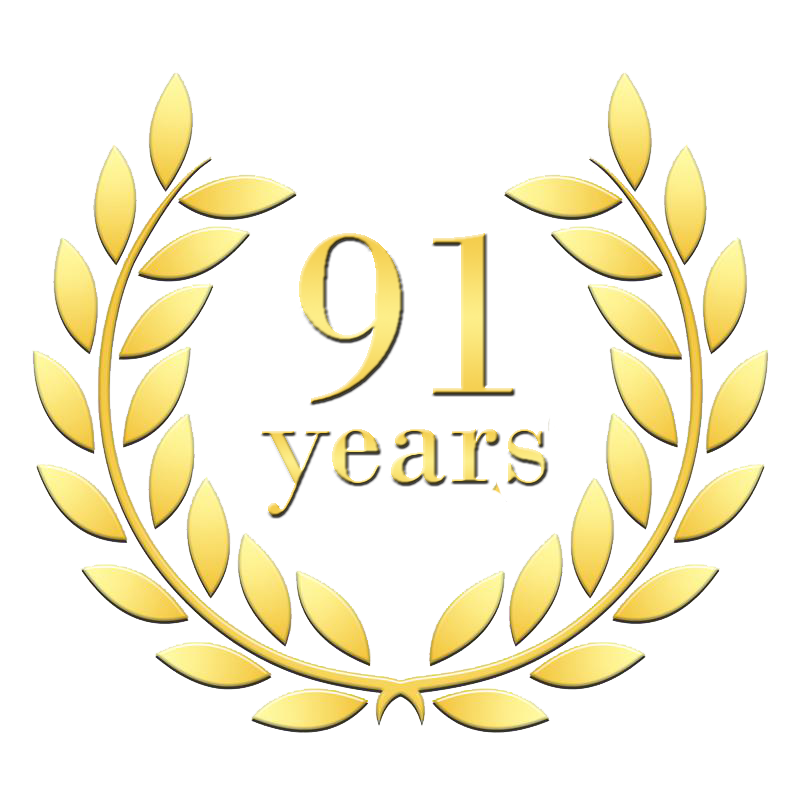 91 years